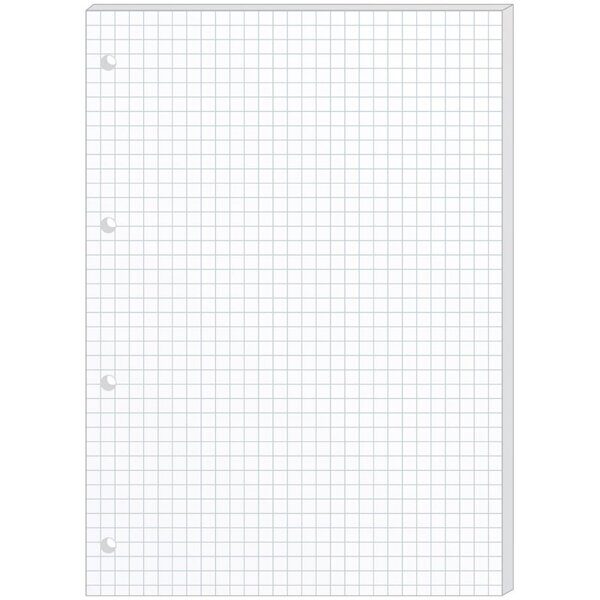 Сменный блок для тетрадей OfficeSpace A4, 80 листов, белый, клетка 1/8 (р357975)